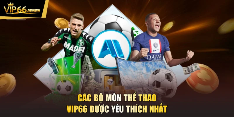 Các bộ môn thể thao VIP66 được yêu thích nhất