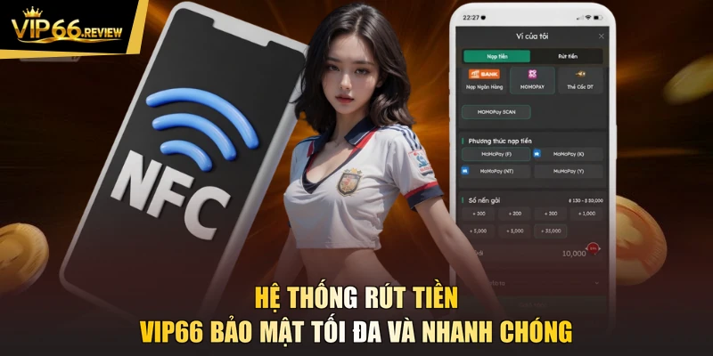 Hệ thống rút tiền VIP66 bảo mật tối đa và nhanh chóng